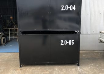 フォークリフト差し込み穴付き2立米(m3）箱